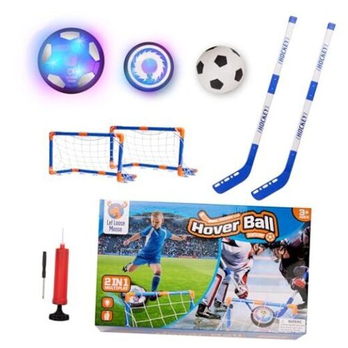  Hockey and Soccer Set, Light Up LED Soccer and Hockey Toys, Fun Deluxe Pack - Picture 1 of 7