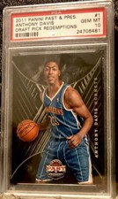 2011 Past And Present Draft Pick Redemption #1 ANTHONY DAVIS RC Rookie PSA 10 SP