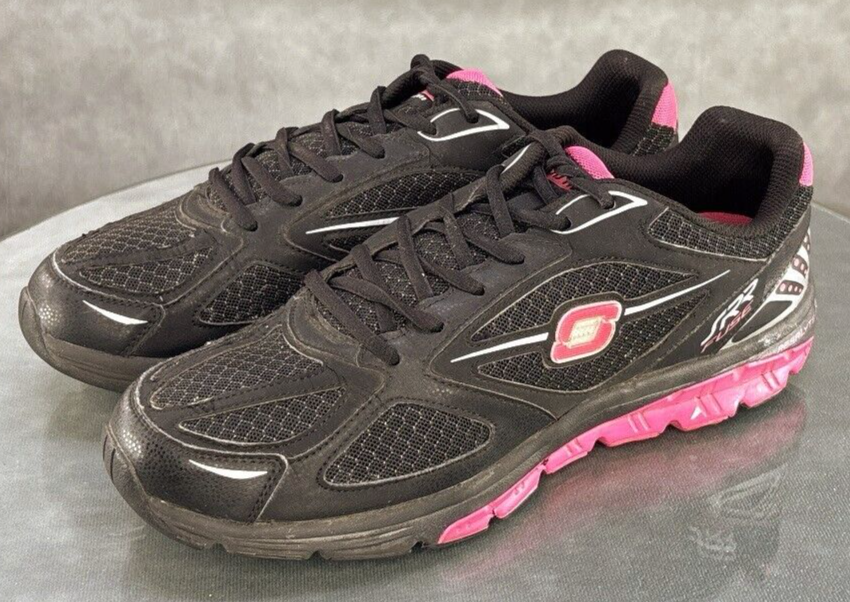 Skechers SRR Fuse Womens Black Pink Training Shoes Size 11