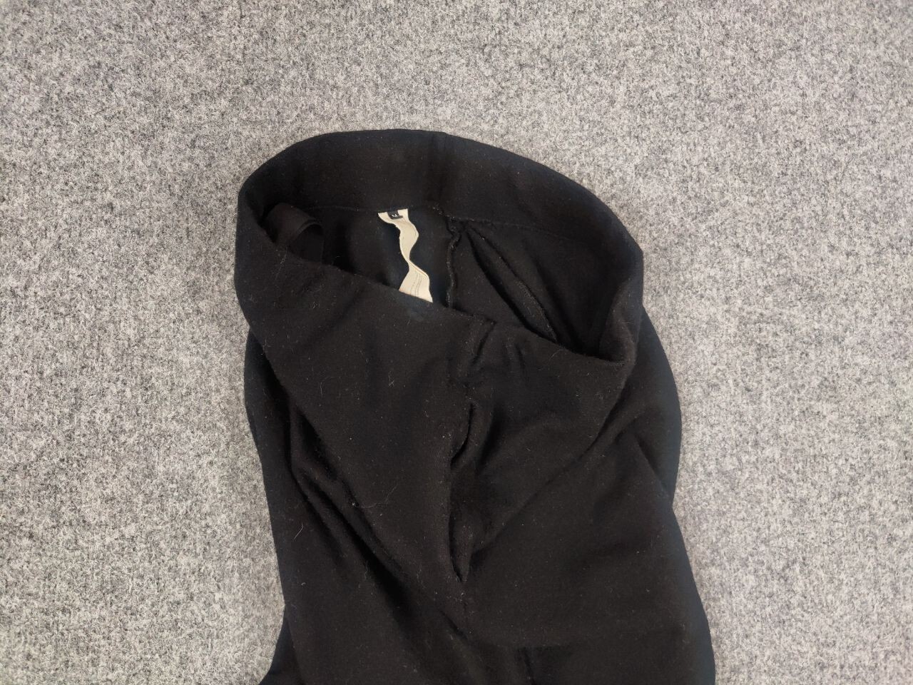 Forme D'expression 33204322896 Design Black Lana Wool Harem sarouel Pants