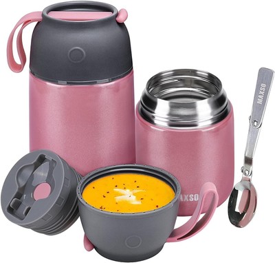 contenedor Para Comida Caliente Termo De Almuerzo Con Aislamiento Termico