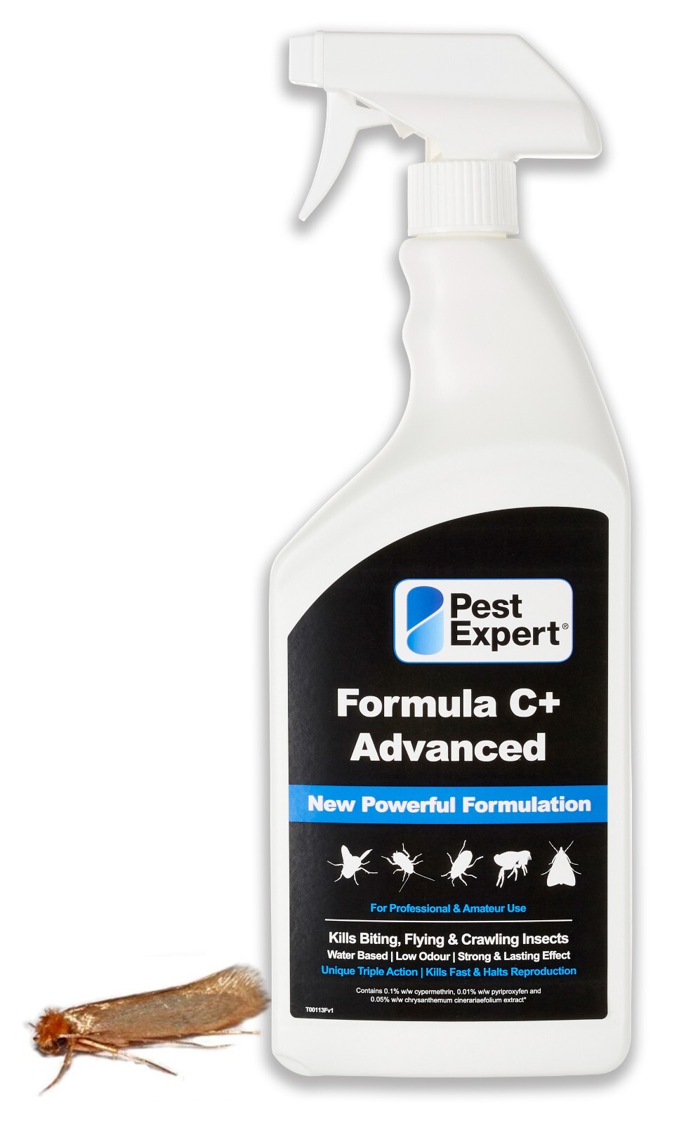 Pest Expert Formula C Clothes Moth Killer Spray 1L (Maximum Strength)