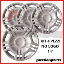 COPRICERCHI 14" R14 FIAT PANDA NO LOGO COPPE RUOTA COPRIRUOTA BORCHIE SET 4 PZ