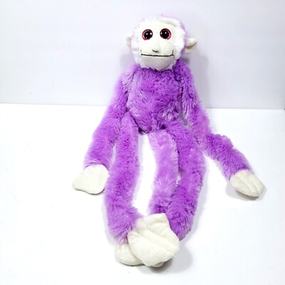 Calplush Purple Hanging Monkey Ape Plush Stuffed Chimp Gorilla Animal 26'' Long