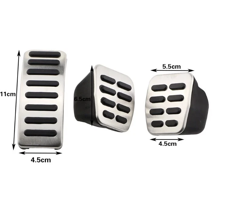 PEDALES POLO 9N 6R, FABIA,GOLF IV, VAG,IBIZA 6J AUDI, A1,A2,A3,TT,LEON... - Imagen 2 de 4