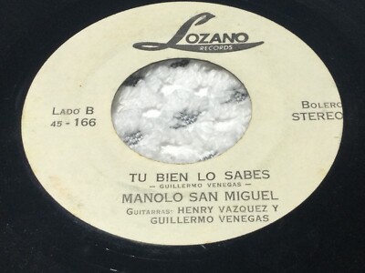 MANOLO SAN MIGUEL / MI CABAÑA / TU BIEN LO SABES / 45RPM