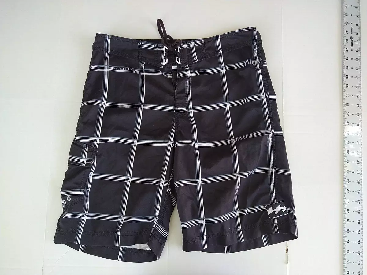 Billabong Men s Size 34 Signature Board Shorts Black Stripe Swim