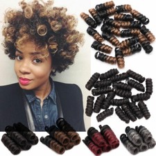 Jamaican Bounce Crochet Braiding Hair Extensions Wavy Curls Spring Curly US Hot
