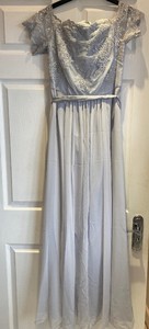 coast madelene dress silver