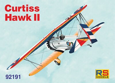 Curtiss Hawk II: Udet, Cuba, Columbia (1/72 model kit, RS 92191)