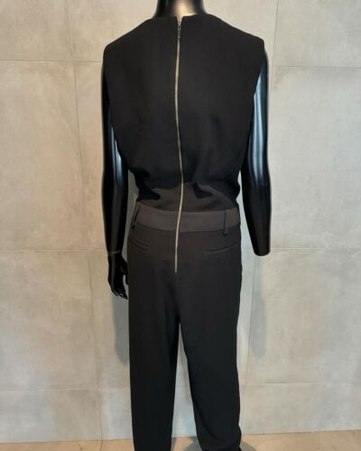 Cue Tux Style Jumpsuit Black Size 14 - Picture 3 of 8