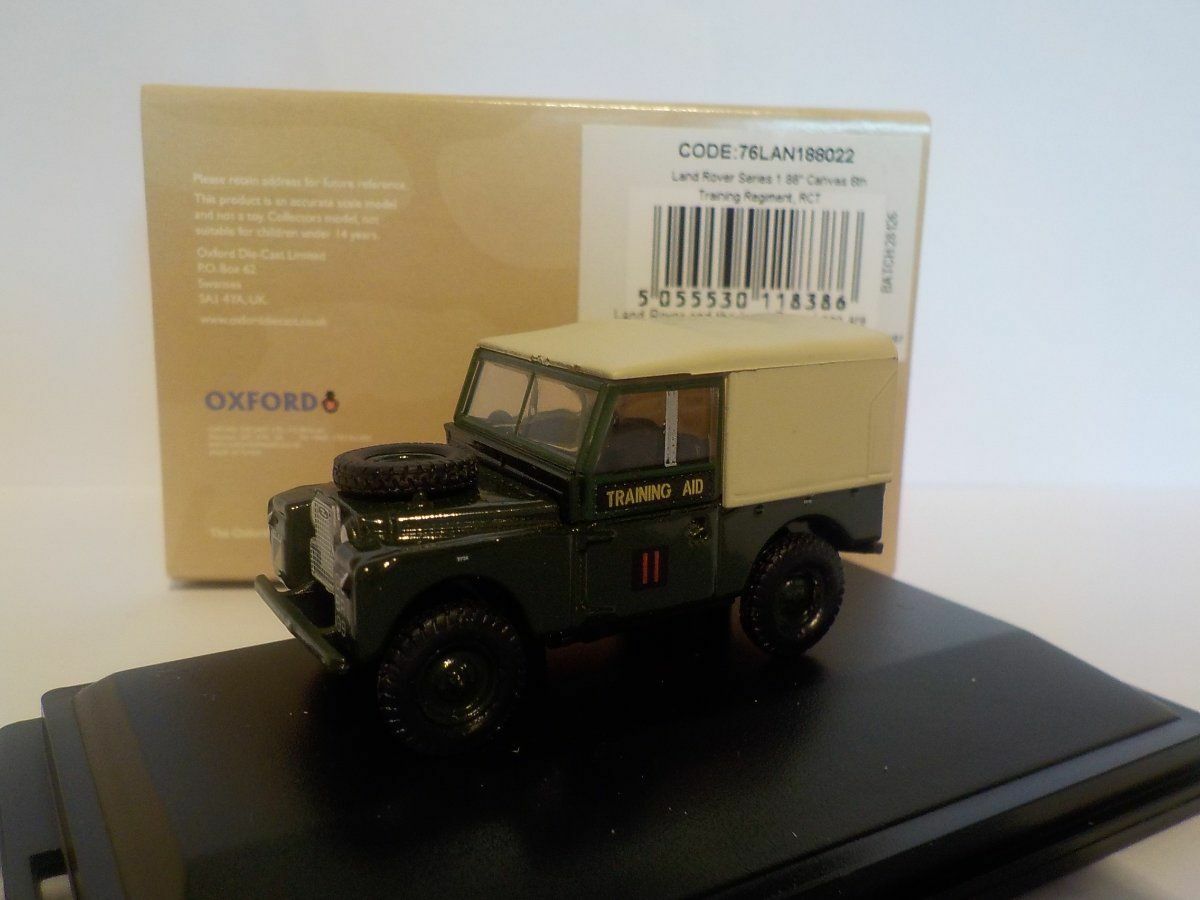 Land Rover series 1, 88, training reg RCT 1/76 Oxford Models, 76LAN188022