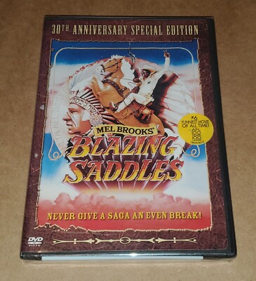 BLAZING SADDLES New Sealed DVD 30th Anniversary Special Edition Mel Brooks