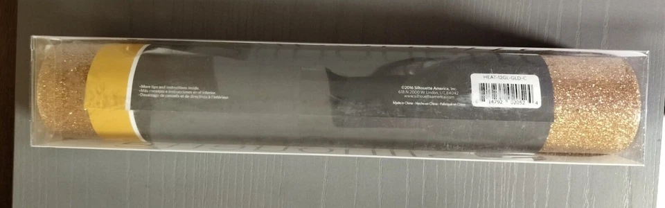 Silhouette transferencia de calor brillo dorado Foto 3 de 3