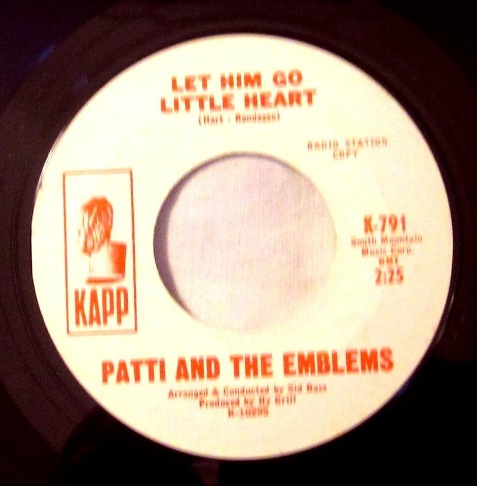 Patti and The Emblems Let Him Go Little Heart Try It You Won't Forget It Promo  - Image 2 of 2