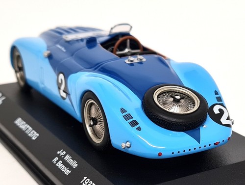 Atlas 1/43 Bugatti 57G Wimille Benoist Le Mans 1937 #2 Diecast Scale Model Car - Picture 5 of 6