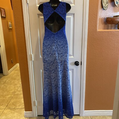 black metallic lace dress Metallic Lace Flare Dress main image 0