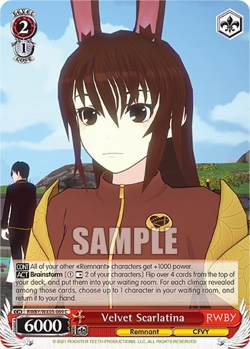 Velvet Scarlatina - RWBY/WX03-069 - C Near Mint WEISS RWBY