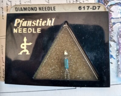 NOS Pfanstiehl 617-D7  Stylus Needle for Piezo, Victor, Calrad, VACO