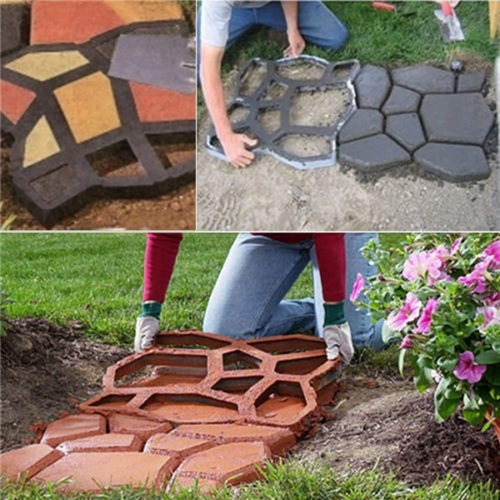 Walk Maker, Pathmate Stone Moldings Paving Pavement Concrete Molds Stepping Ston