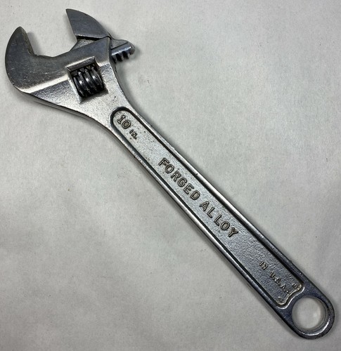 Vintage S-K Wayne (Defiance, Ohio) 10" Adjustable Crescent Wrench USA Tool Nice - Picture 2 of 12