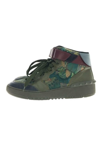 Valentino Garavani 41 Grn Cuero Camuflaje Verde Talla 41 Zapatillas 094