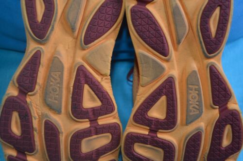 Hoka One One Women's Bondi 8 Size 11B Running Shoe Orange Nice Pre-Owned - Picture 12 of 24