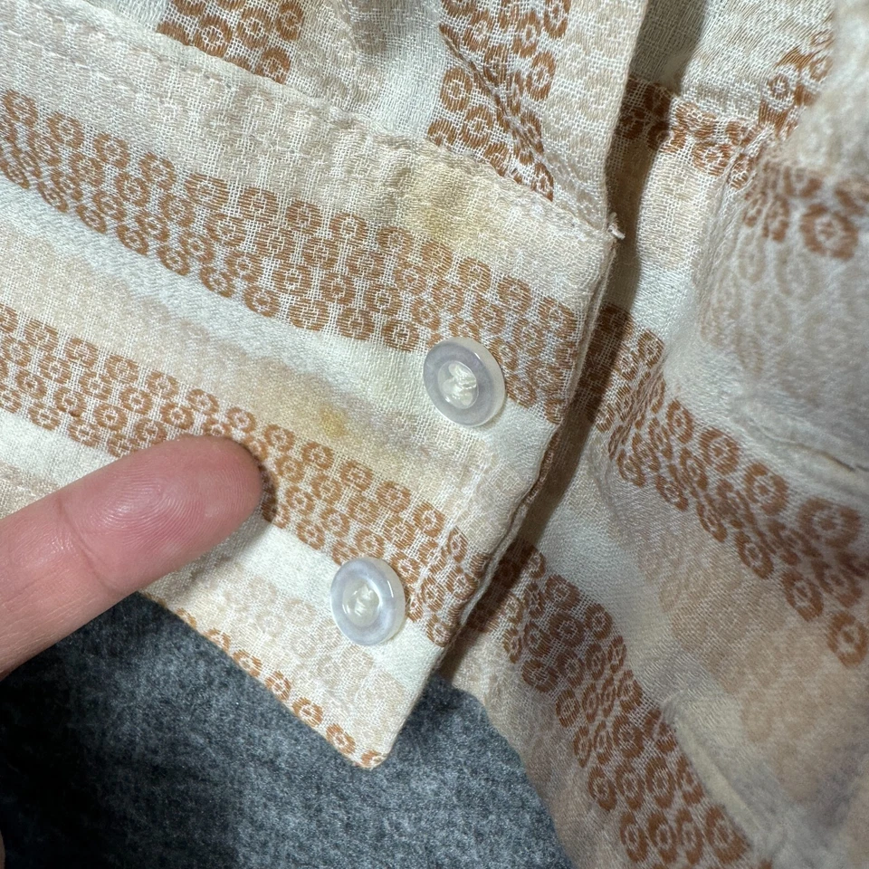 Camisa De Colección Años 70 Van Heusen Vanopress V Taper 417 Brooke Cuello Daga Talla 15-32 Foto 4 de 4