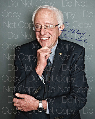 Bernie Sanders Signing Stuff Bernie Sanders signed Dank Democratic 8X10 photo picture autograph ...