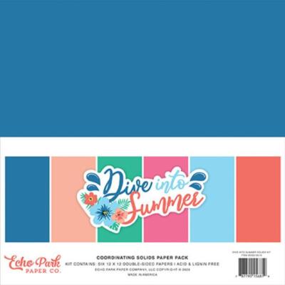 Echo Park ''Dive Into Summer'' 12x12'' Paper Pack - Cardstock