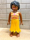 Playmobil character woman dancer beach dress film 79 for custom rare vintage