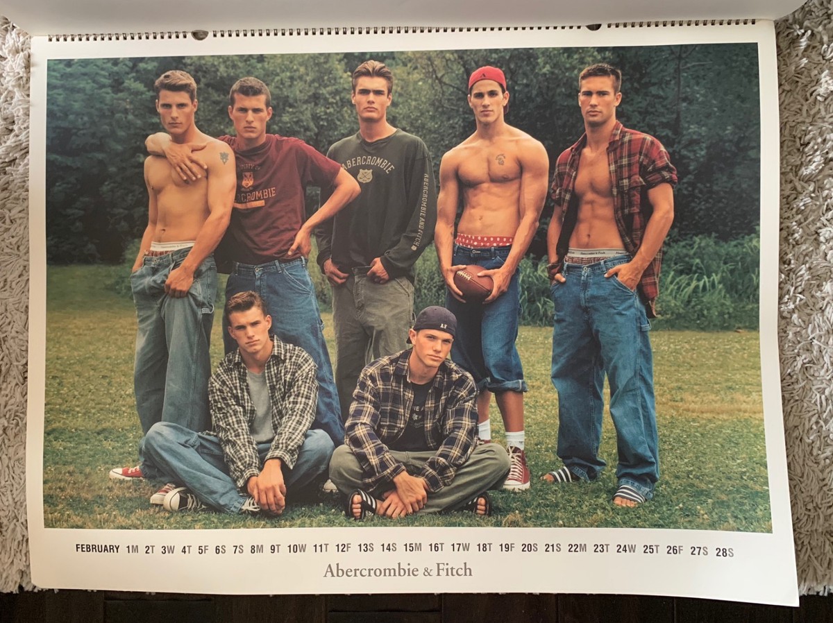 Bruce Weber ABERCROMBIE AND FITCH – 1999 Large CALENDAR 24x32