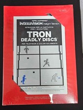 Intellivision TRON DEADLY DISCS - SEALED - INTERNATIONAL BOX - ITALIAN Manual