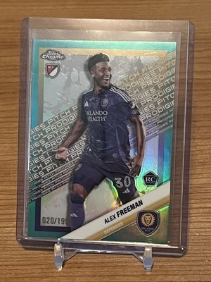 USA World Cup 2025 Topps Chrome MLS Alex Freeman Pitch Prodigies #/199 USMNT
