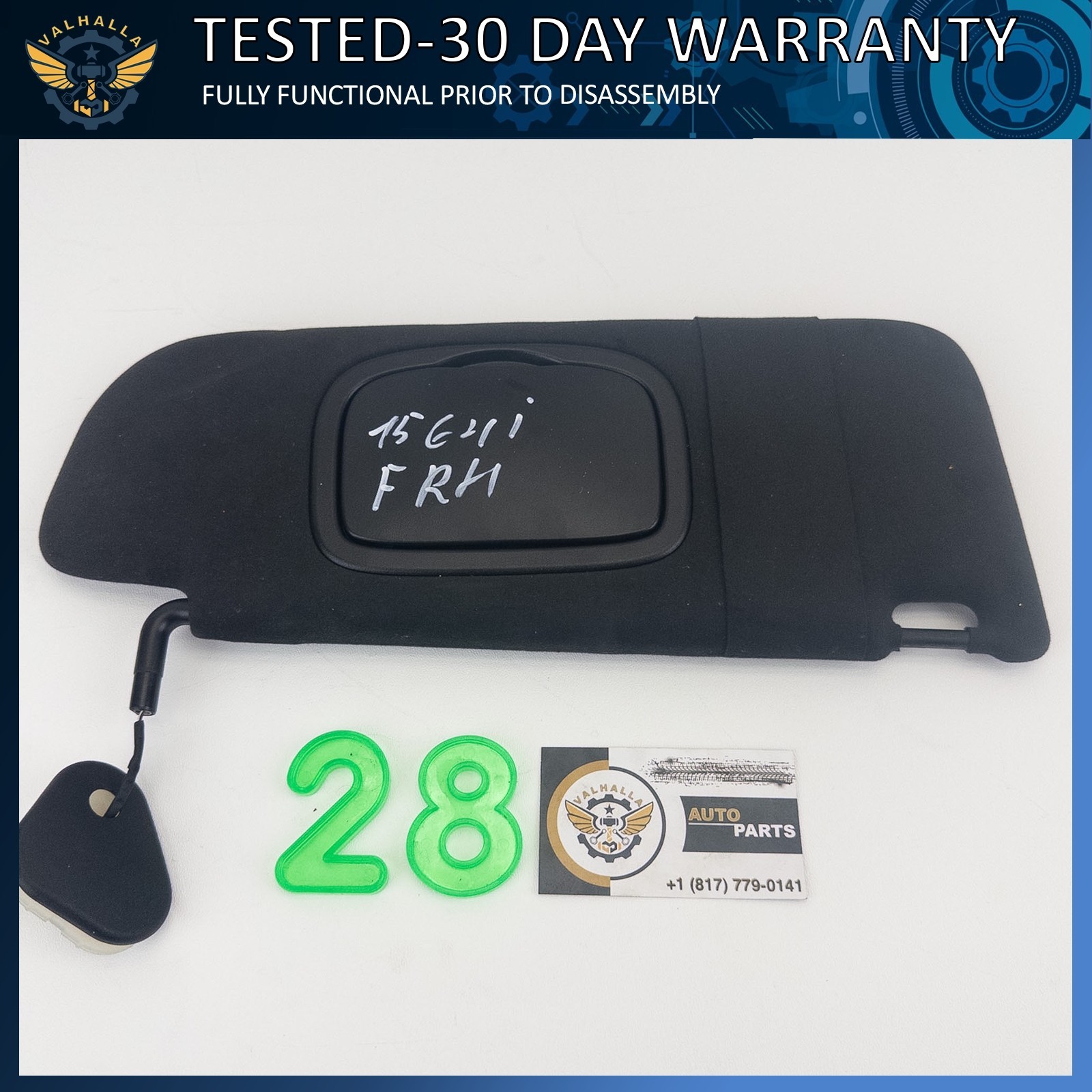 Maserati Ghibli 2014-2016 FRONT+RIGHT Sun visor