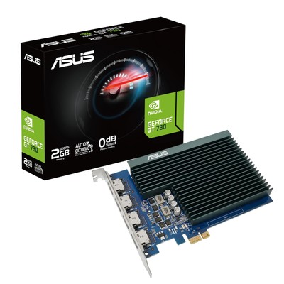 GeForce GT 730 2GB DDR5 Grafikkarte (4x HDMI, , passive Kühlung, GPU Tweak II)