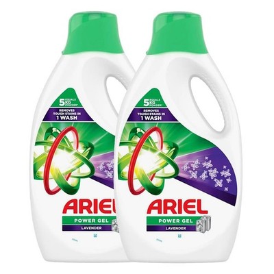 Ariel Power Gel Lavender 71 Washes  - 2 Pack