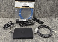 Dell WD15 K17A USB-C Business Docking Station K17A001 w/ 90W AC Adapter Bundle