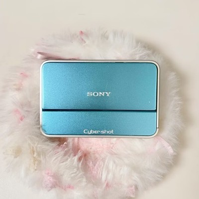 Sony Cyber Shot DSC-T2 8.1MP 3x Vintage Compact Digital Camera Blue 95%New