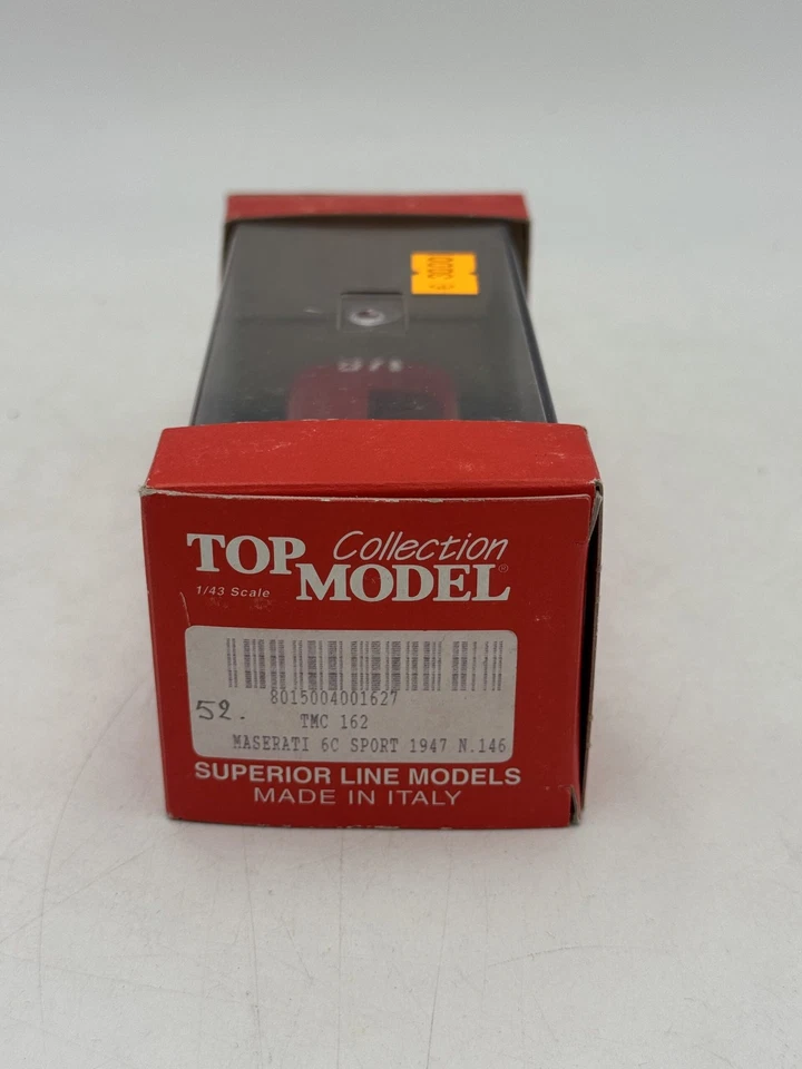 DIE CAST 1/43 " MASERATI 6C SPORT 1947 N. 146 " TOP MODEL COLLECTION (TMC 162) - Immagine 3 di 3