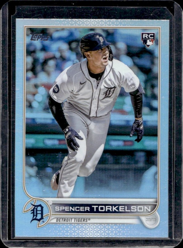 2022 Topps Update Spencer Torkelson RC Rainbow Foil Rookie #US20 Tigers