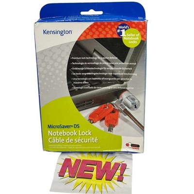 Kensington MicroSaver DS Notebook Computer Slot Premium Lock Technology Portable