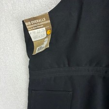 Carhartt Zip-To-Waist Insulated Bibs Overalls Mens 48x30 R38 BLK Black NWT NOS