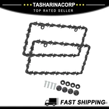 Universal Barbed Wire Design Standard License Plate Frames 2 Holes w/ Screws