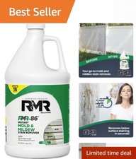 Fast-Acting 128 oz Mold & Mildew Stain Remover Spray - Fresh Scent, No Scrubbing 0.42 per fl oz