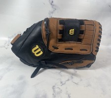 Wilson A360 A0360 ES13 13  Leather Softball Glove Right Hand Throw Brown Black