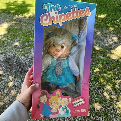 Rare Eleanor Chipette Doll Alvin And The Chipmunks Doll 1985 Vintage Ideal Box