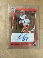 2021 Panini Clearly Donruss - Rated Rookie Anthony Schwartz #82 Red... Autograph