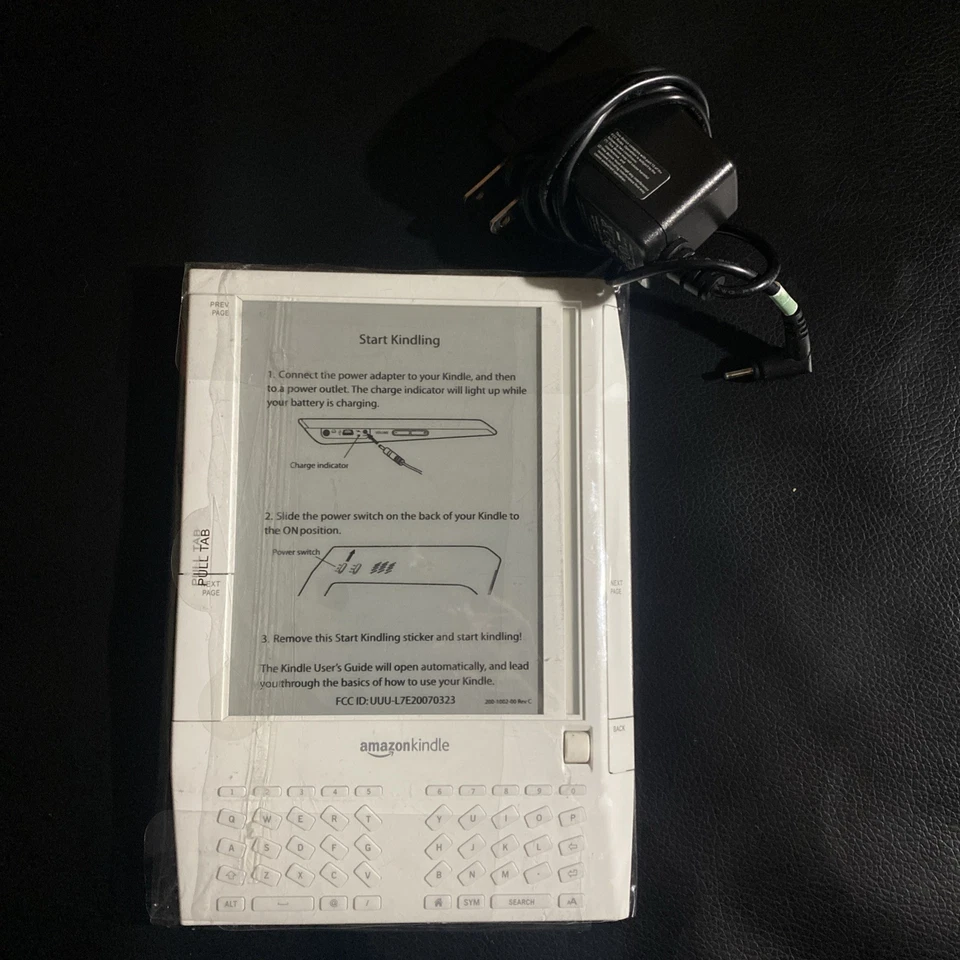 New Unused Original Amazon Kindle First Generation w/Pristine Screen. Works! - Image 4 of 4