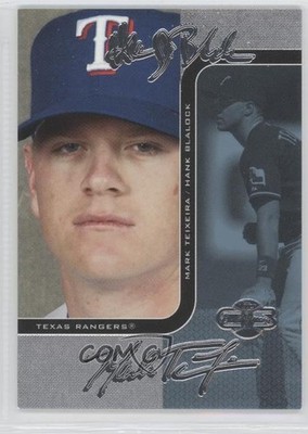 2006 Co-Signers Changing Faces Silver Blue 46/75 Hank Blalock Mark Teixeira 1s7
